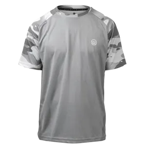 Arctic Camo Short Sleeve MTB Jersey (Sleeves Only Design)