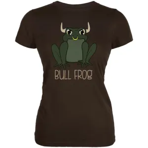 Bull Frog Funny Pun Juniors Soft T Shirt