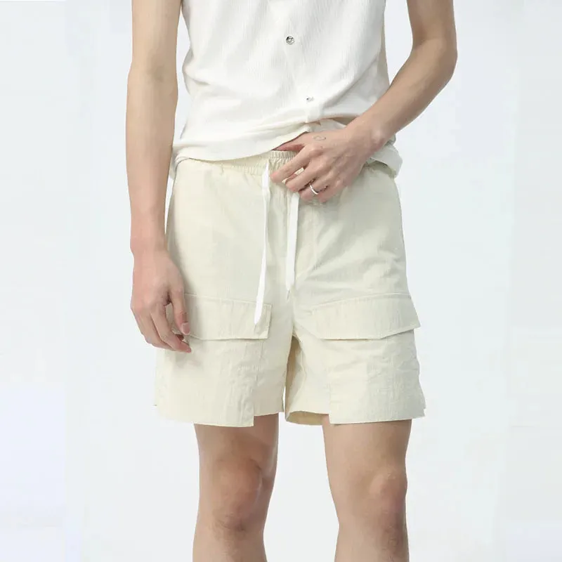 Casual Big Pockets Loose Shorts