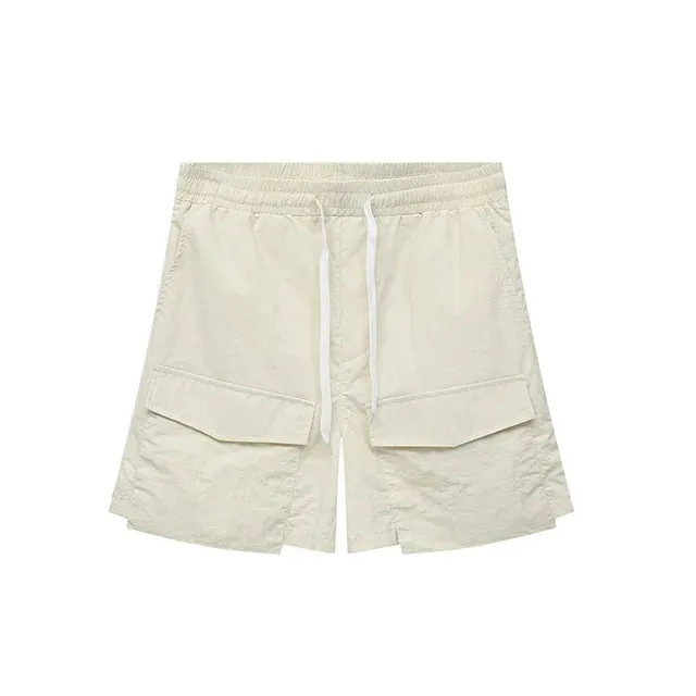 Casual Big Pockets Loose Shorts