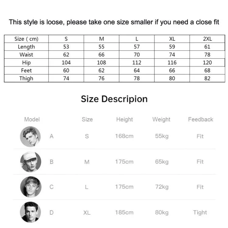 Casual Vintage Waffle Knit Shorts for Men