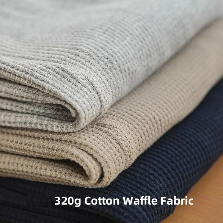 Casual Vintage Waffle Knit Shorts for Men