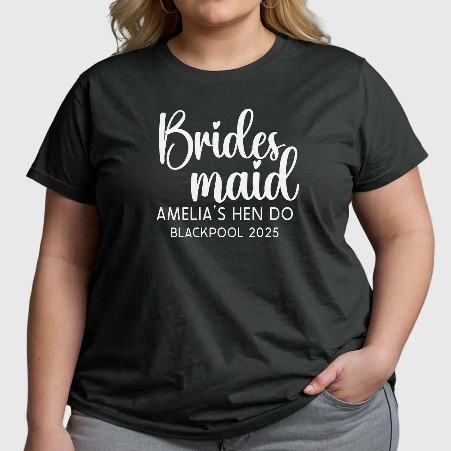 Customisable Hen Party T-Shirts | The Bride & Bridesmaid