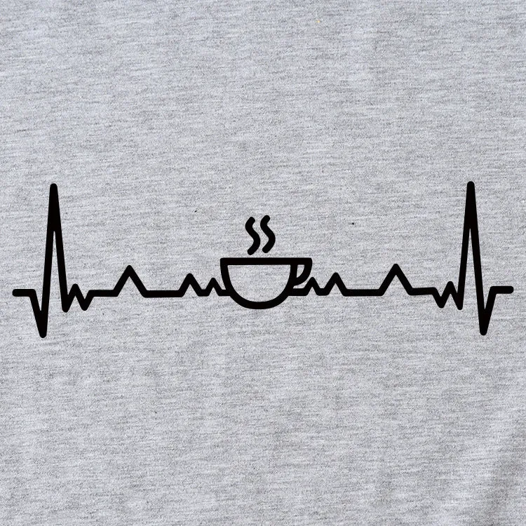 ECG Coffee Women's Loose Short Sleeve Top Round Neck T-shirt