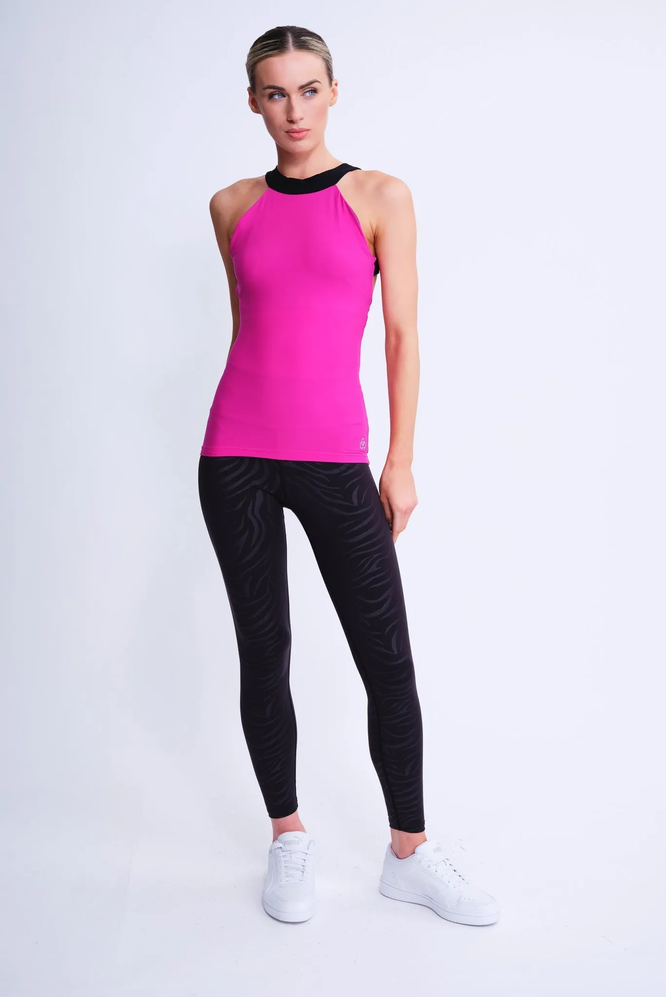 Empower Tank Top in Fuchsia