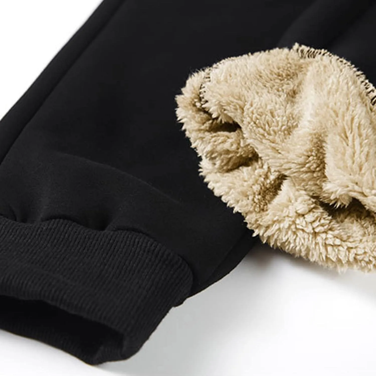 Fleece Leggings for Women Plus Trousers Solid Outdoor Pants Winter Warm Hiking Pants Lined Leggings