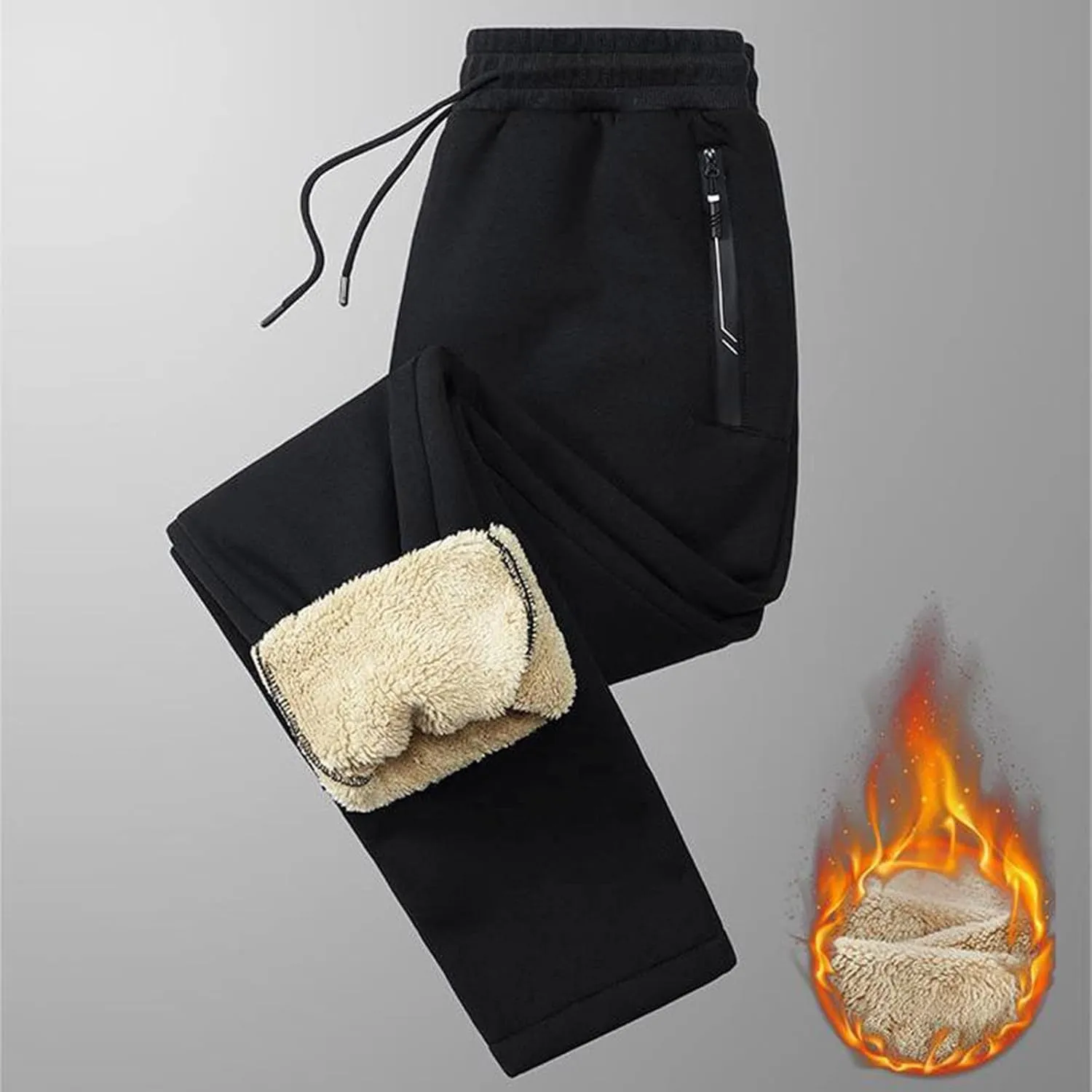 Fleece Leggings for Women Plus Trousers Solid Outdoor Pants Winter Warm Hiking Pants Lined Leggings