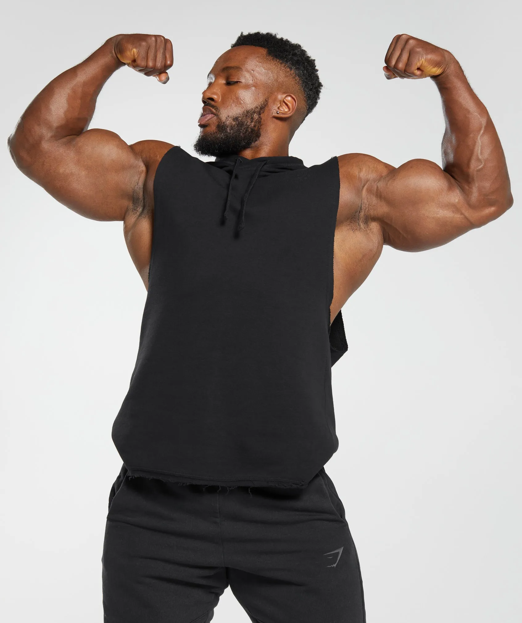 Gymshark Legacy Drop Arm Hoodie - Black