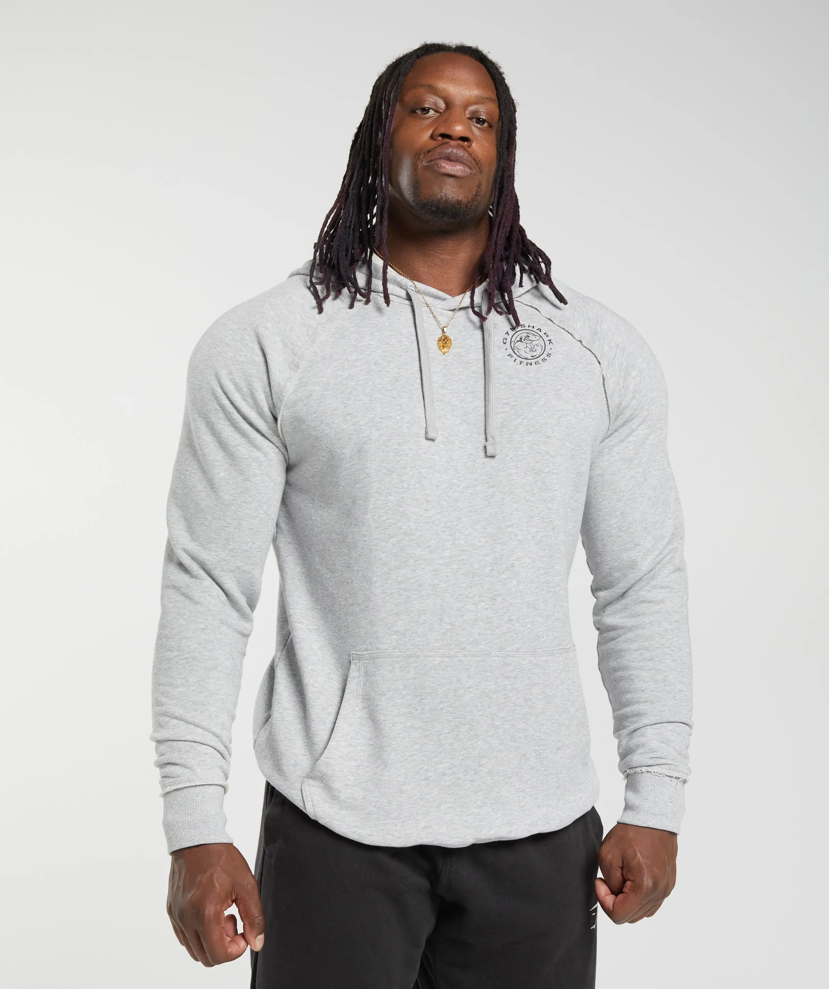 Gymshark Legacy Hoodie - Light Grey Marl
