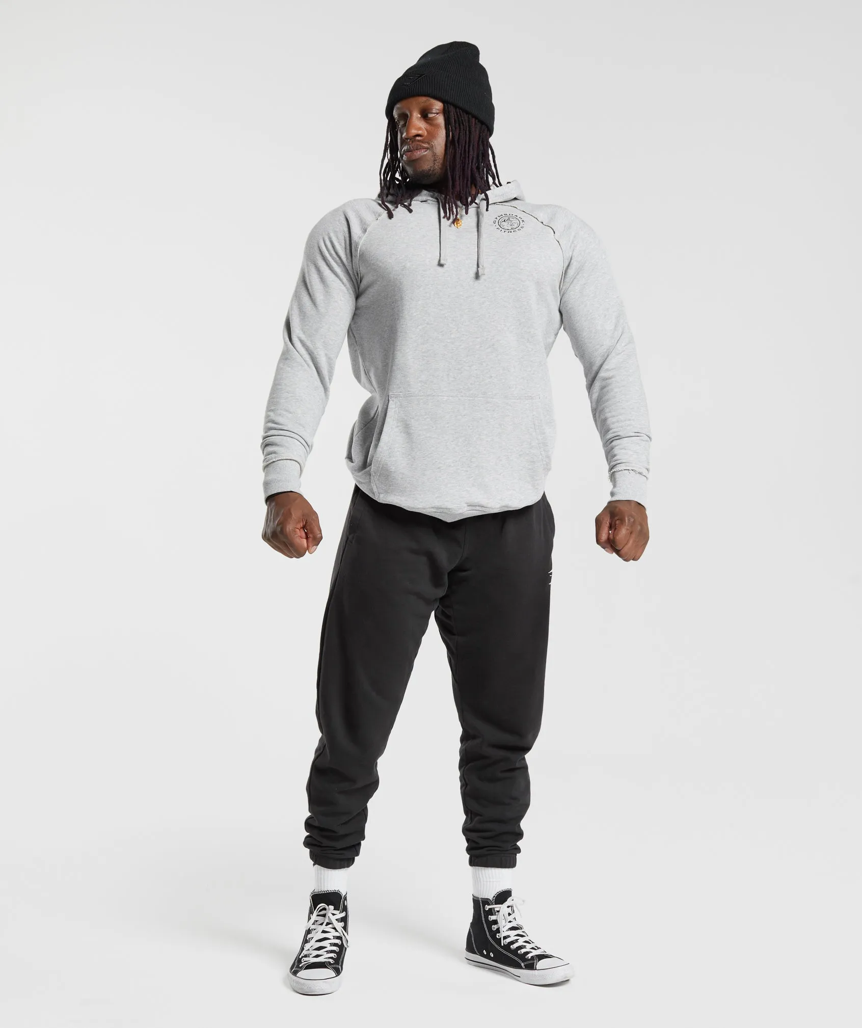 Gymshark Legacy Hoodie - Light Grey Marl