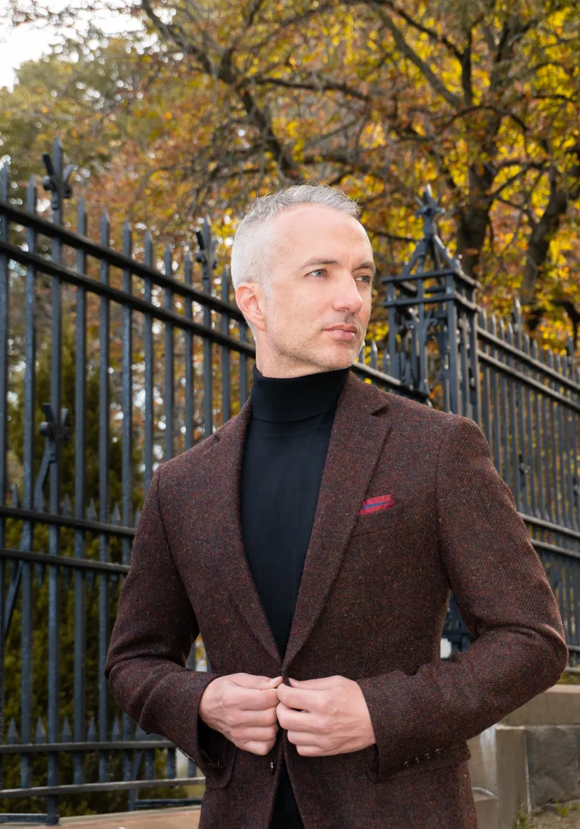 Harris Tweed Solid Sport Coat