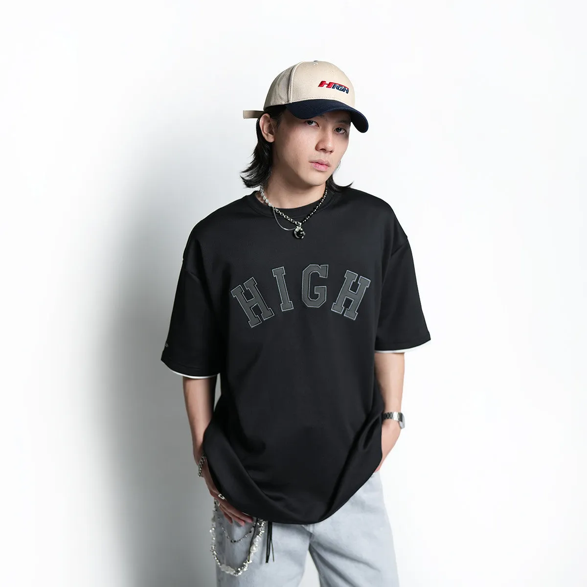 HIGH CULTURED High Arch Triumph Double Layered Tee-1111