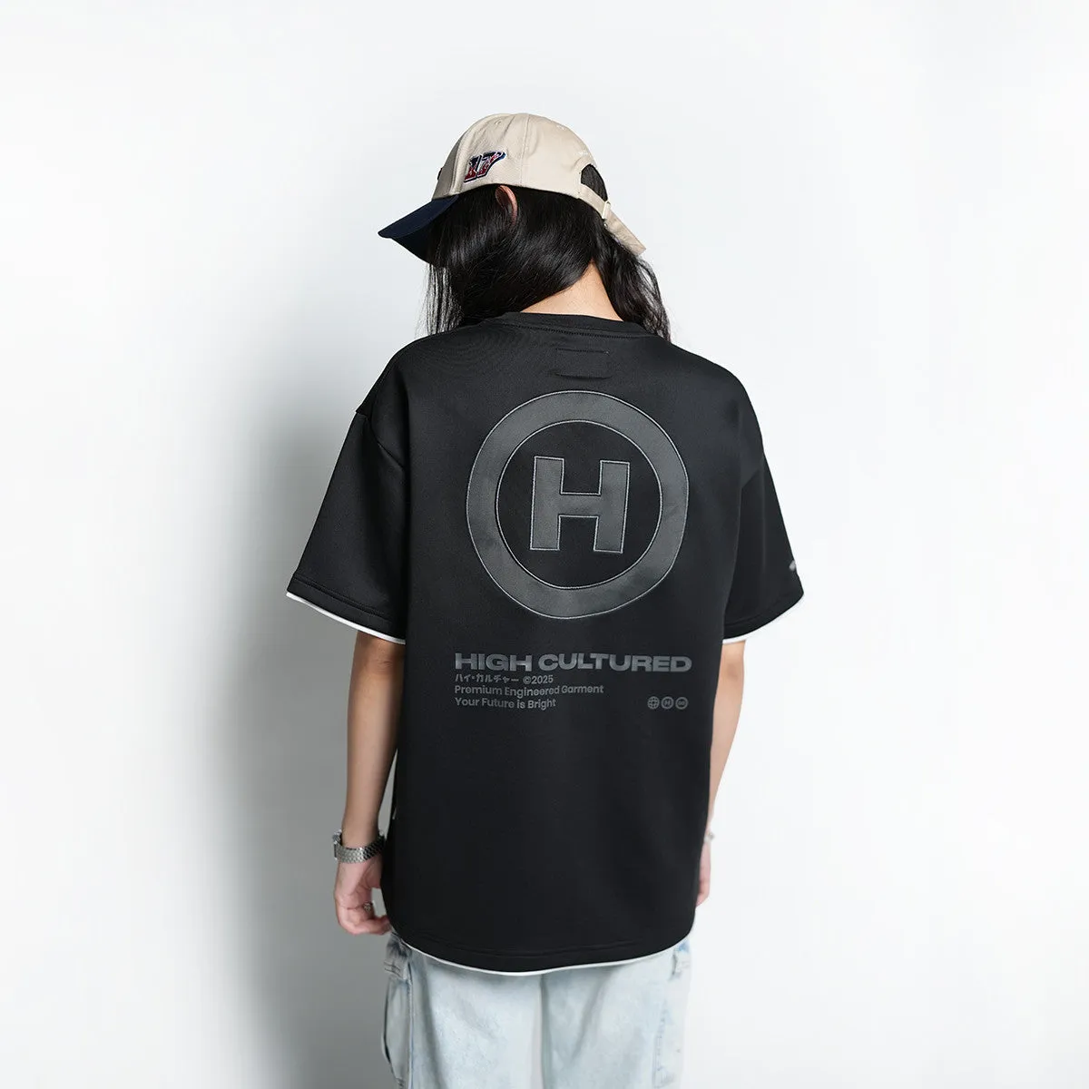 HIGH CULTURED Hyperion Double Layered Tee - 1110