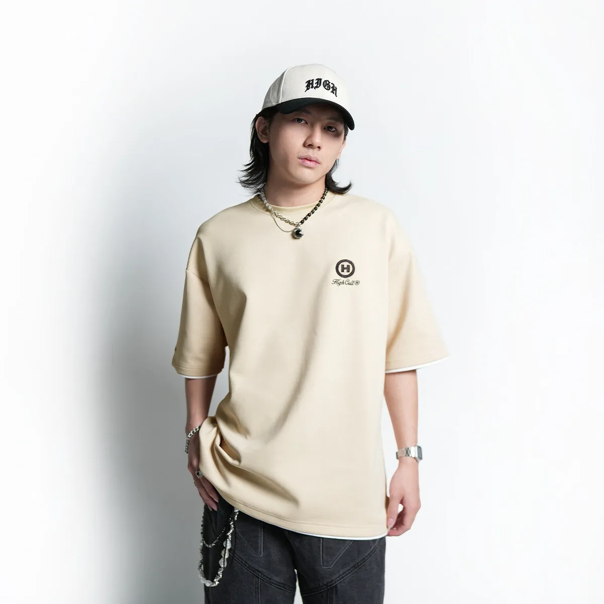 HIGH CULTURED Hyperion Double Layered Tee - 1110