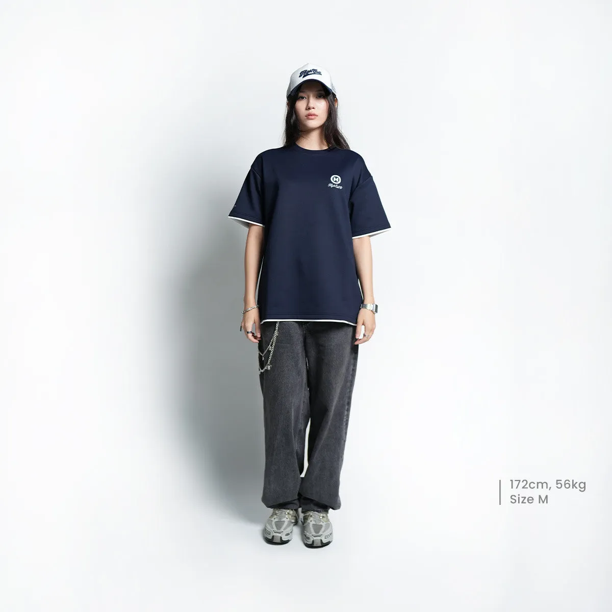 HIGH CULTURED Hyperion Double Layered Tee - 1110