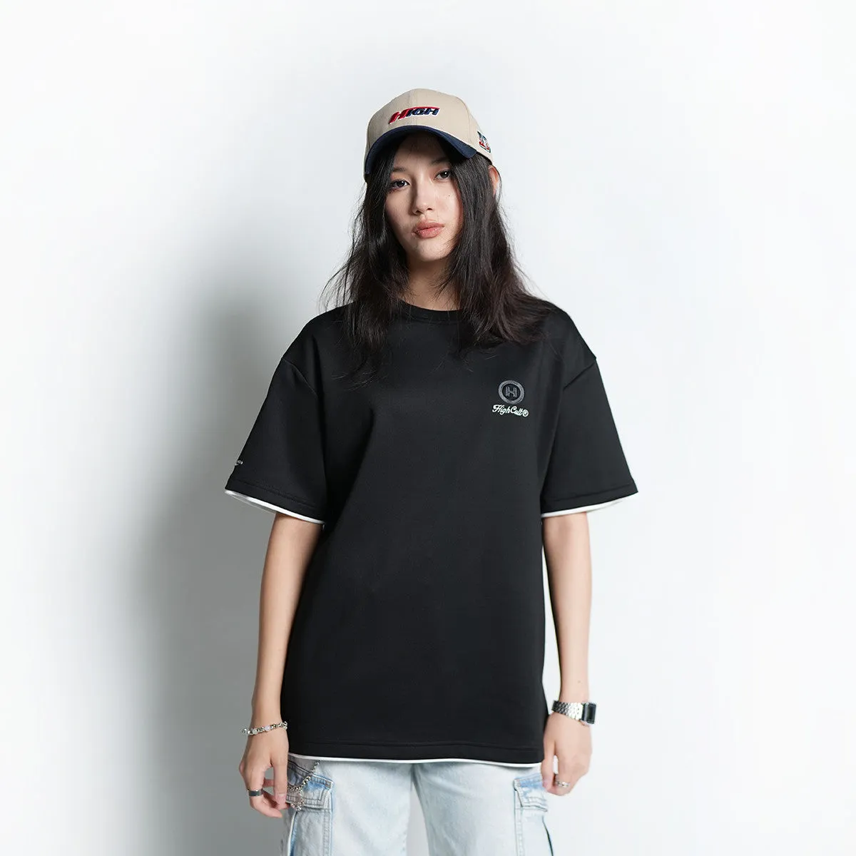 HIGH CULTURED Hyperion Double Layered Tee - 1110