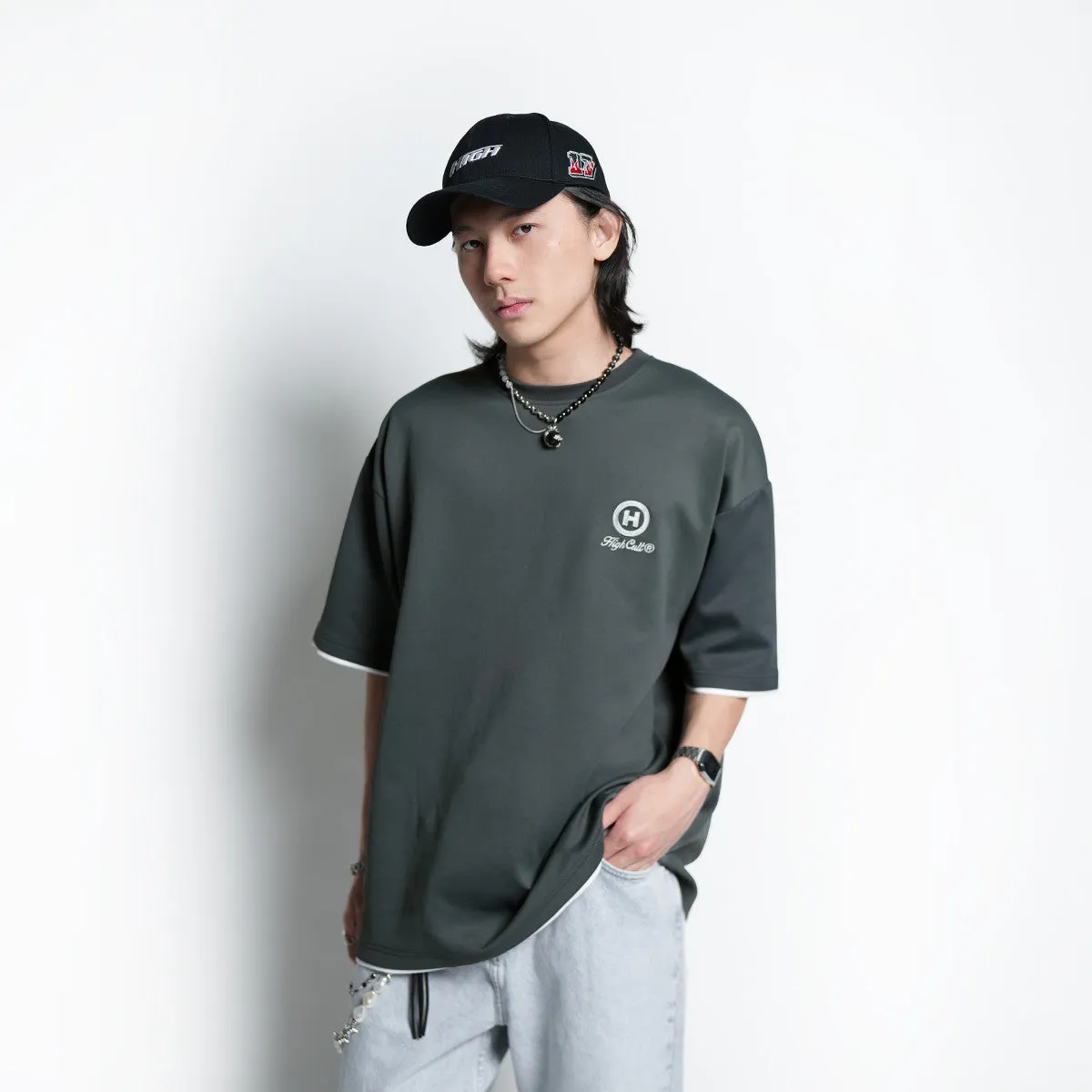 HIGH CULTURED Hyperion Double Layered Tee - 1110