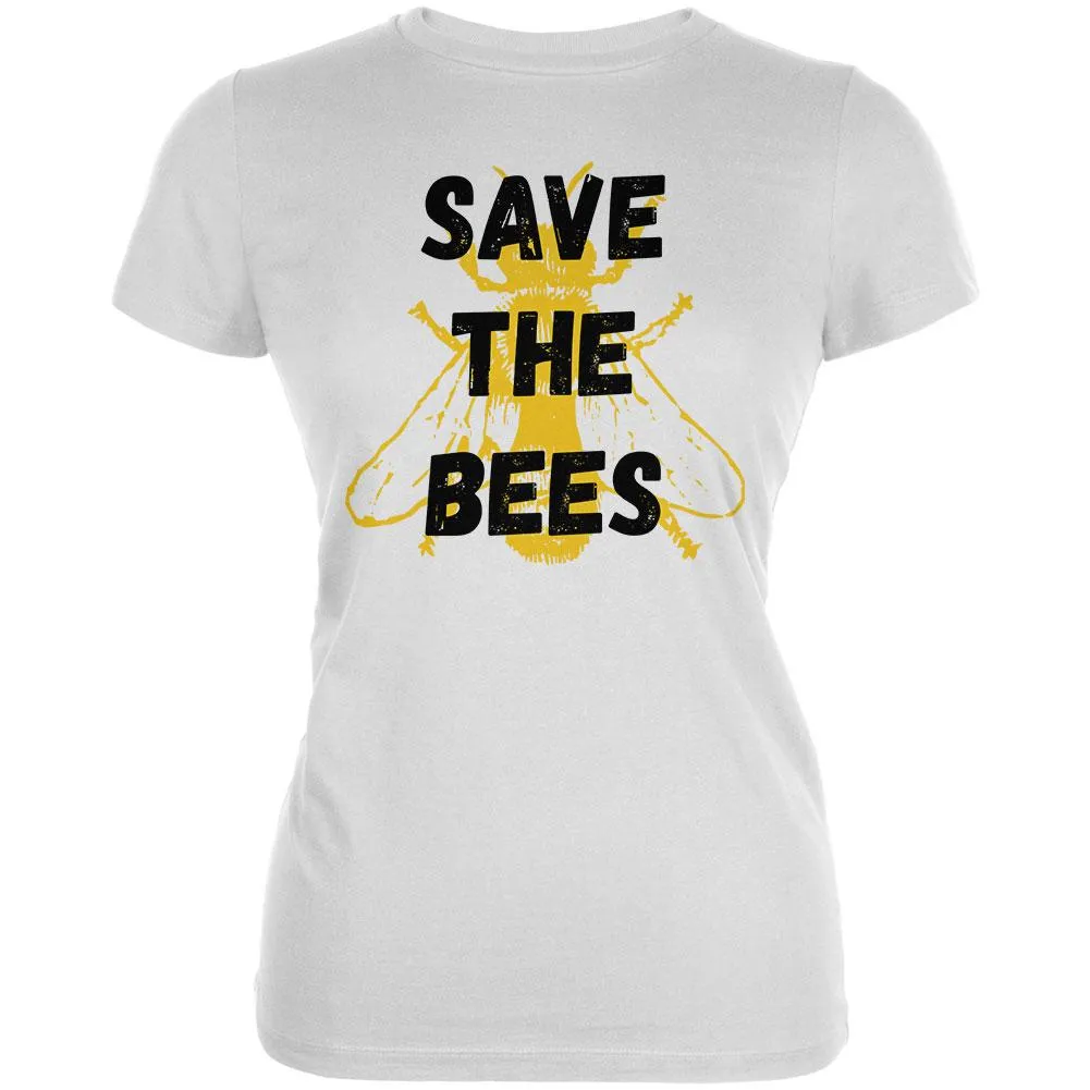 Honey Bee Save the Bees Juniors Soft T Shirt