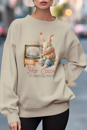 Hot Cocoa & Christmas Movies Sweatshirt