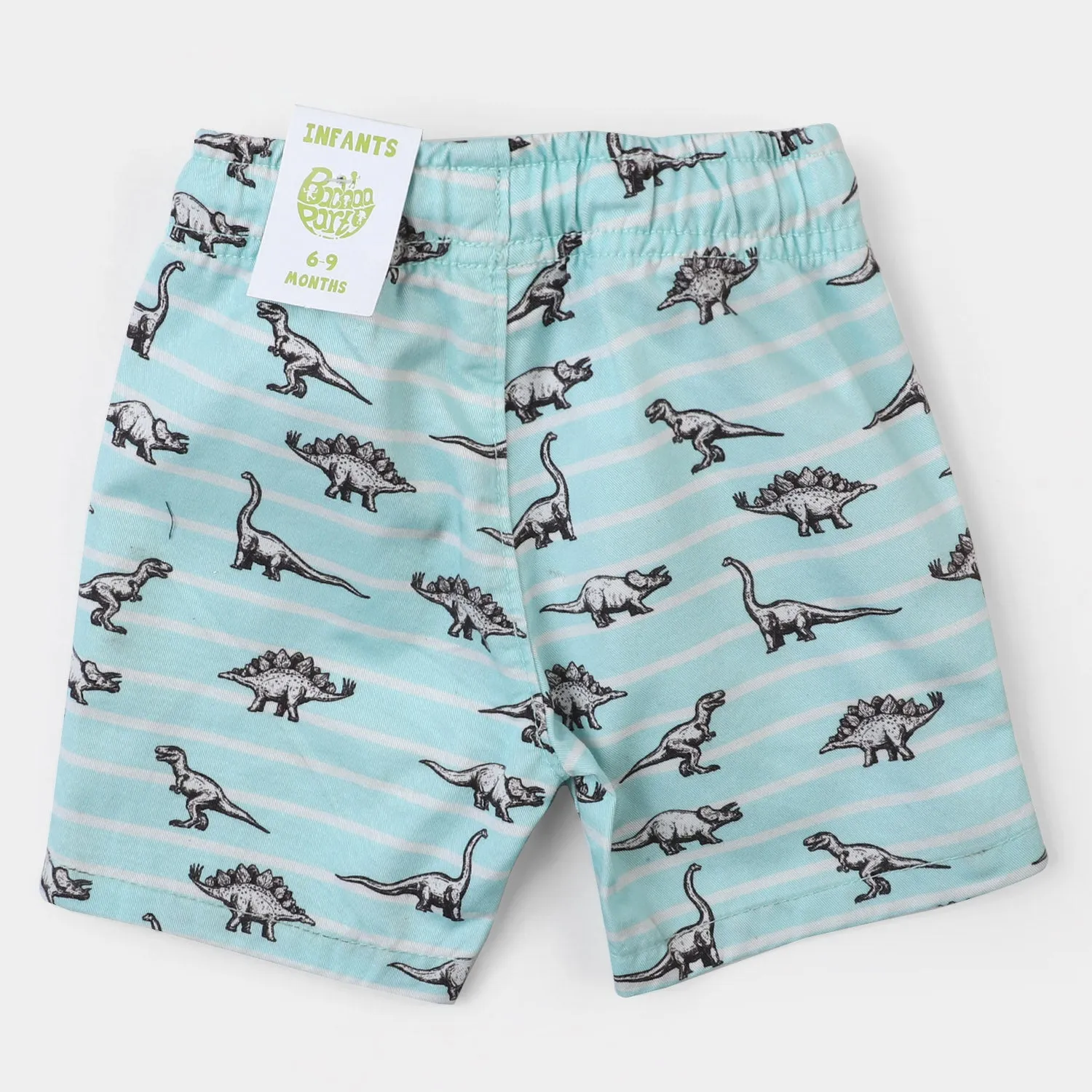 Infant Boys Cotton Short Dino | SKY BLUE