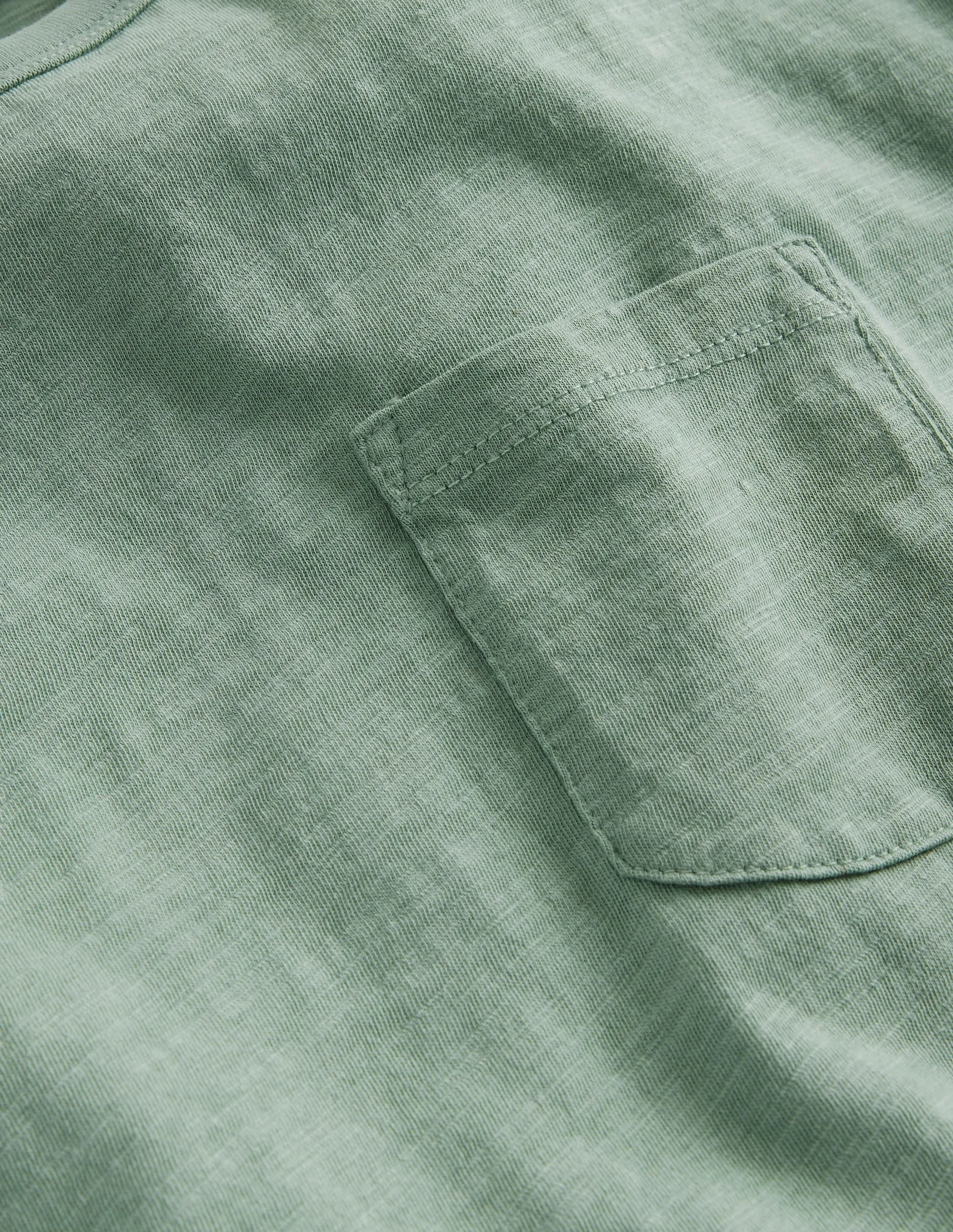 Layered Long-Sleeve T-Shirt-Green Smoke