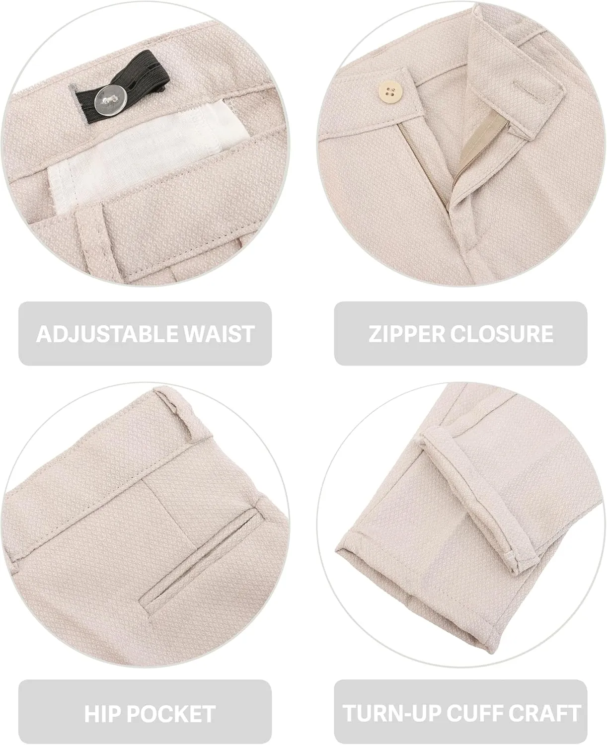 Lilax Boys Formal Suit 4 Piece Vest, Pants and Tie Dresswear Suit Set