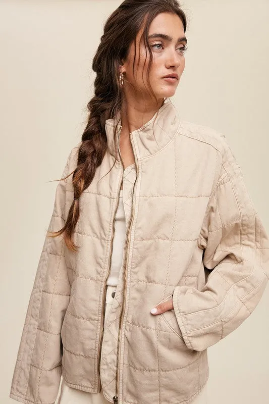 Listicle Quilted Jacket