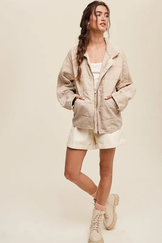 Listicle Quilted Jacket