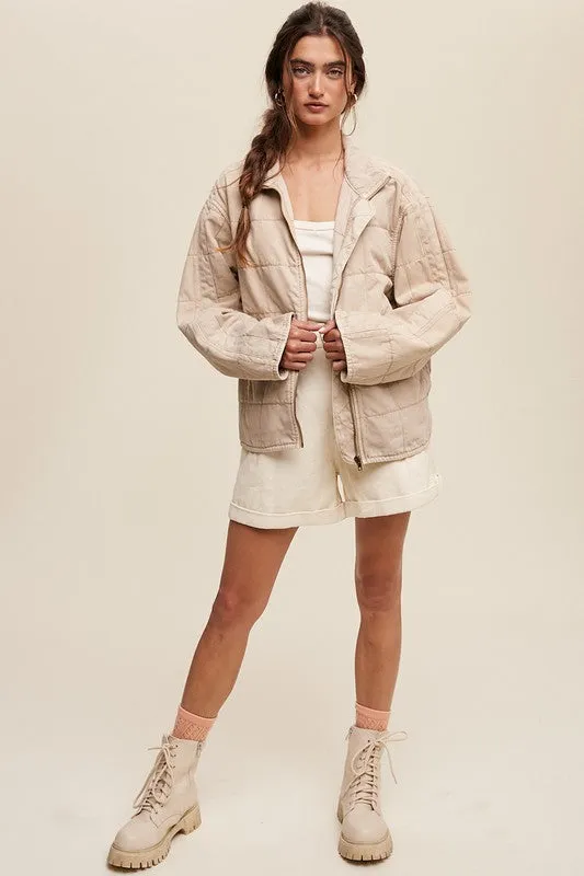 Listicle Quilted Jacket