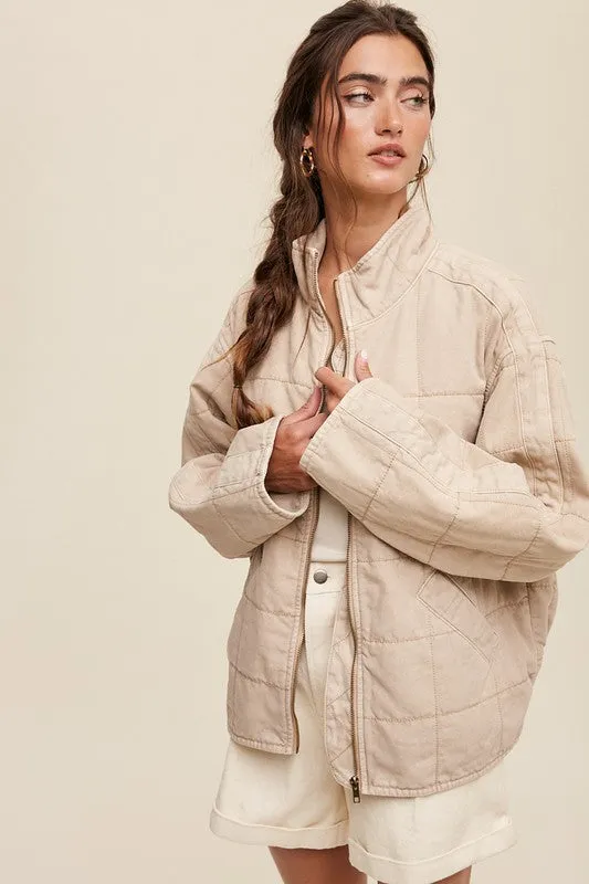 Listicle Quilted Jacket