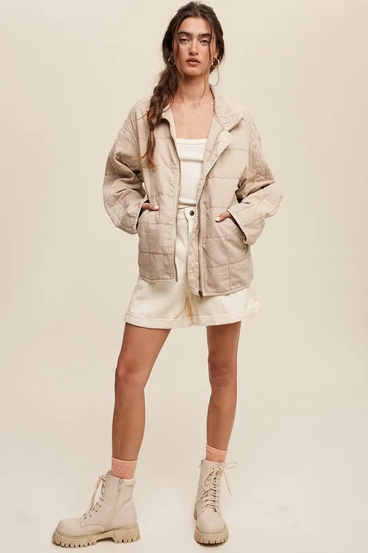 Listicle Quilted Jacket