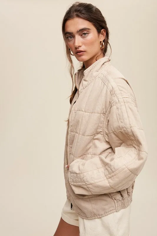 Listicle Quilted Jacket