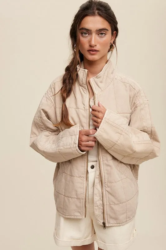 Listicle Quilted Jacket