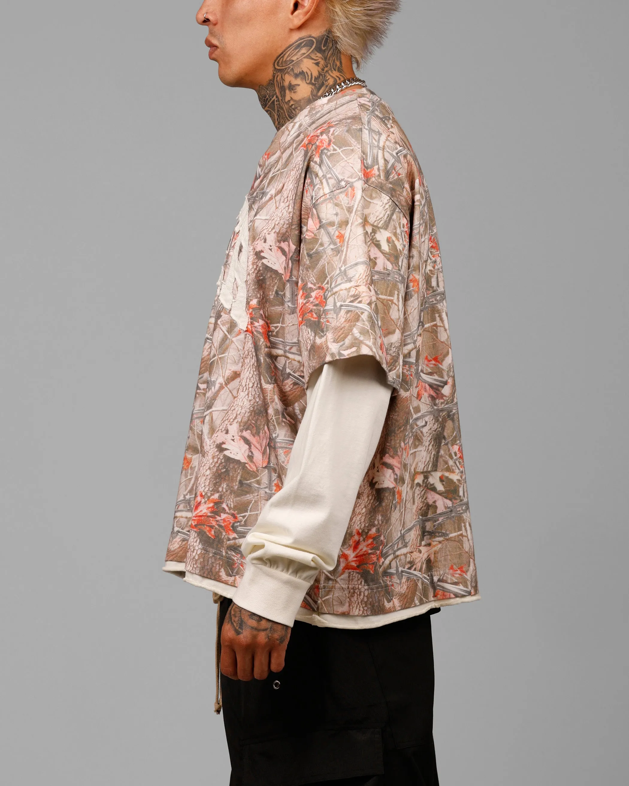 Loiter Impact Long Sleeve T-Shirt Washed Real Tree Camo