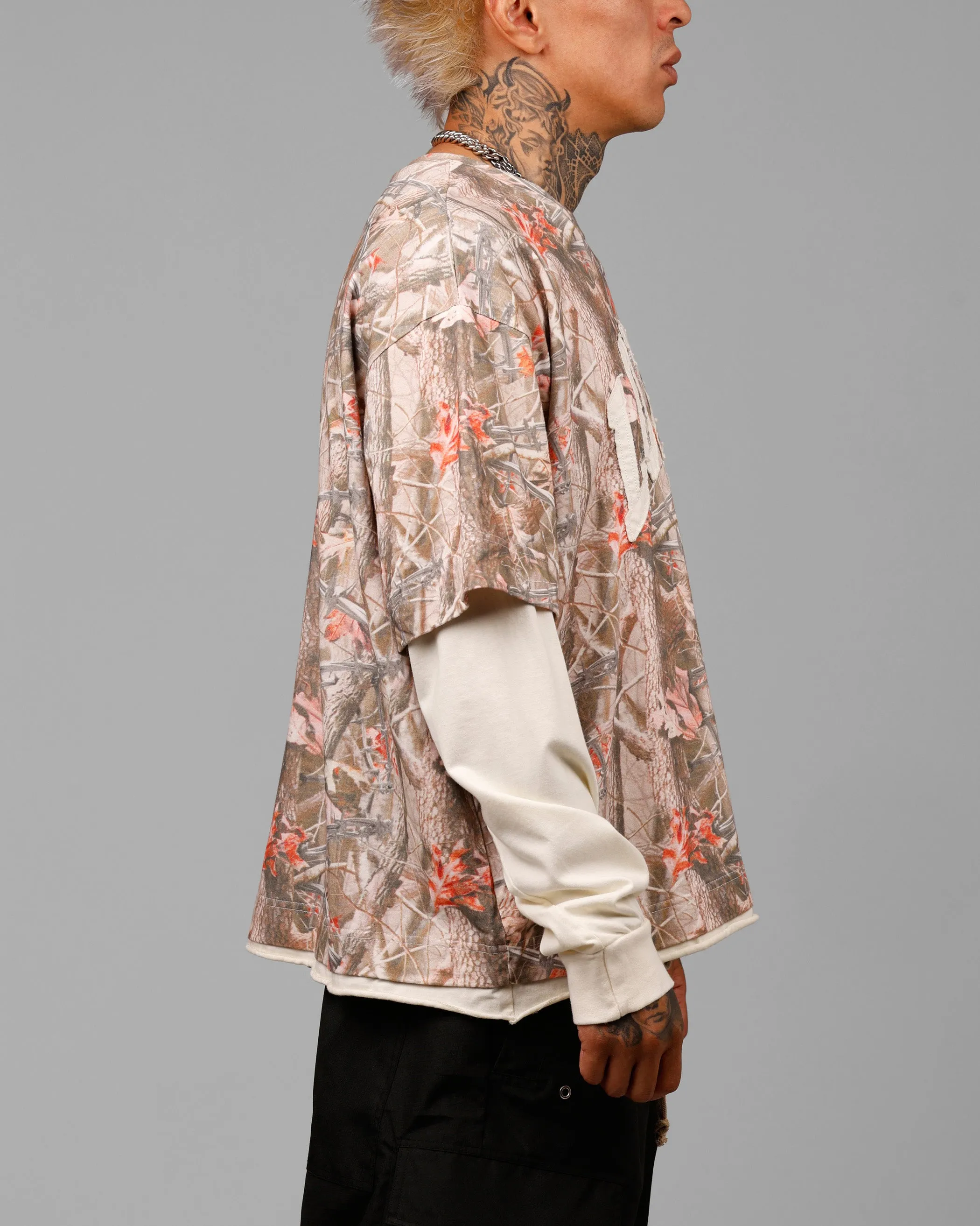 Loiter Impact Long Sleeve T-Shirt Washed Real Tree Camo