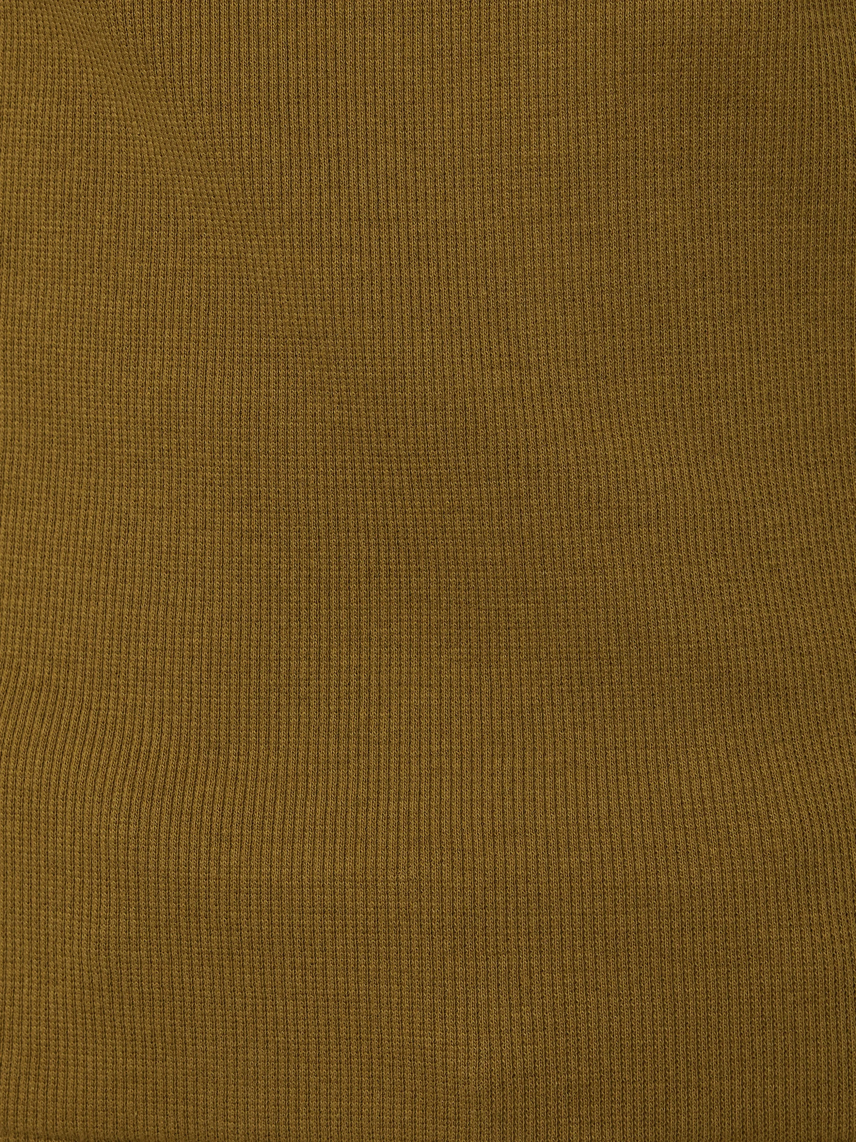 Long Sleeve Fine Cotton Baby Tee | Khaki