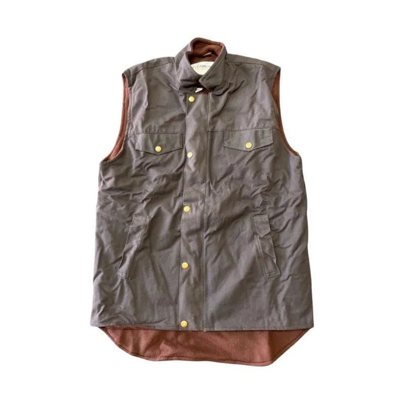 Nullabor Polar Fleece Lined Oilskin Vest (430LINEDVEST)