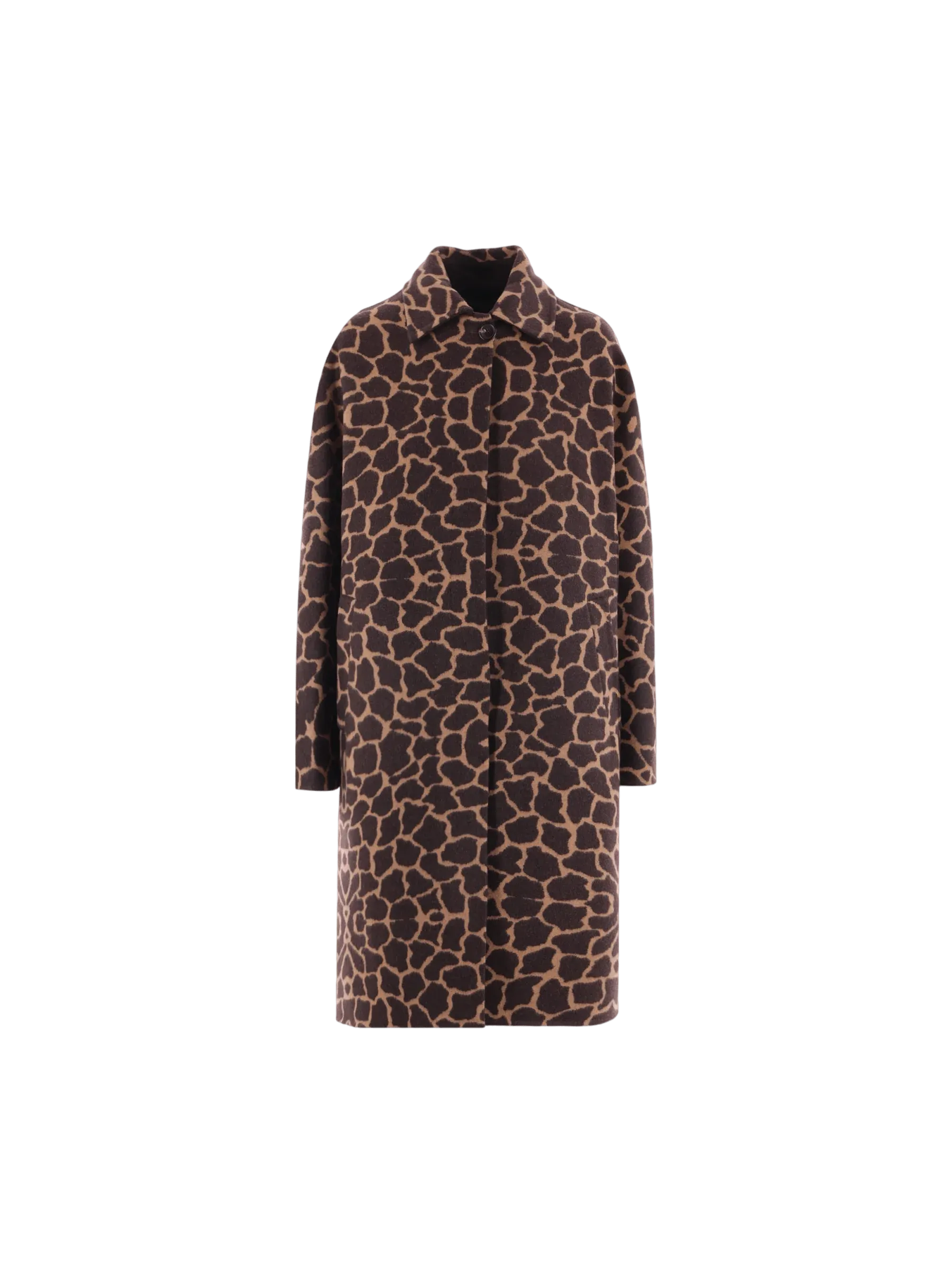 Ortica Single-Breasted Coat - Wool