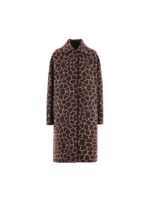 Ortica Single-Breasted Coat - Wool