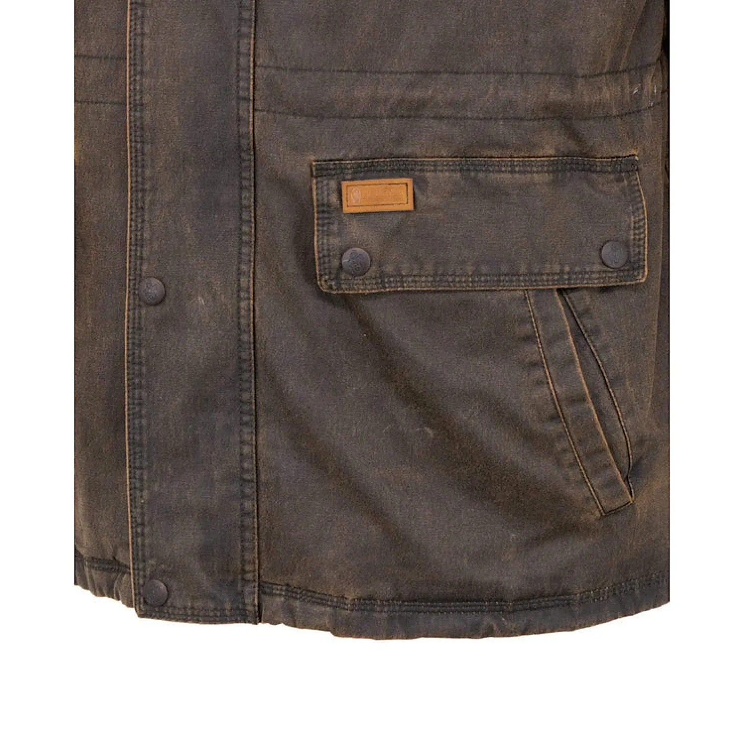 Outback Trading Mens Ranchers Jacket Brown