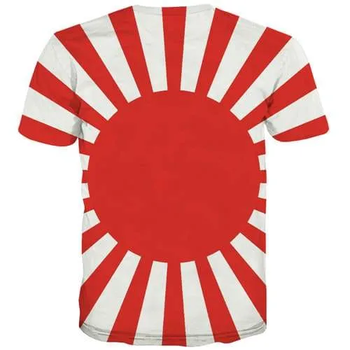 Psychedelic T-shirt Men Colorful T shirts Funny Flag T-shirts Graphic Japan Tshirts Cool Harajuku Tshirt Anime Short Sleeve