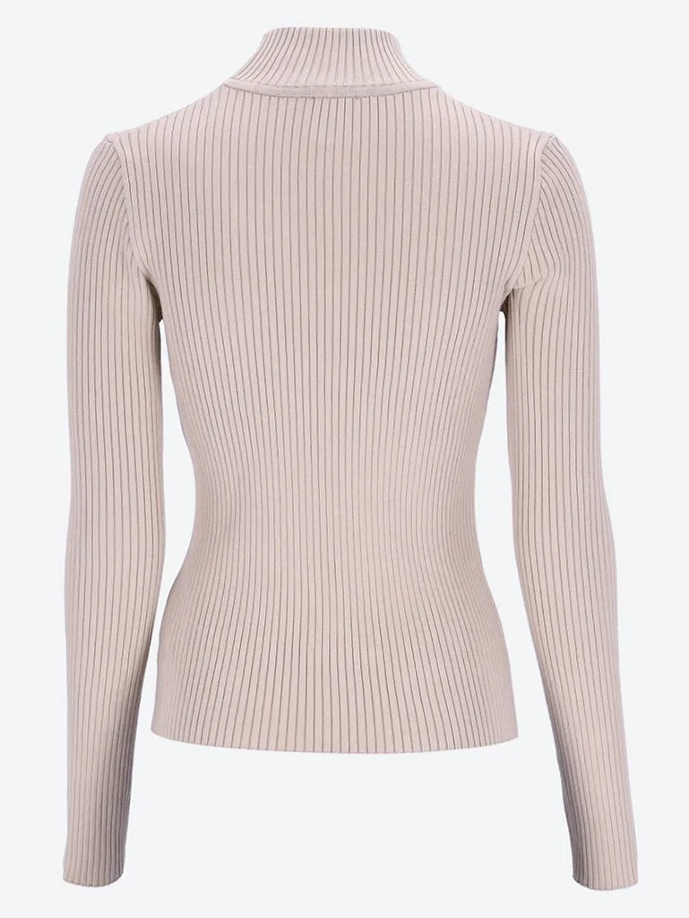 Reedition rib knit sweater