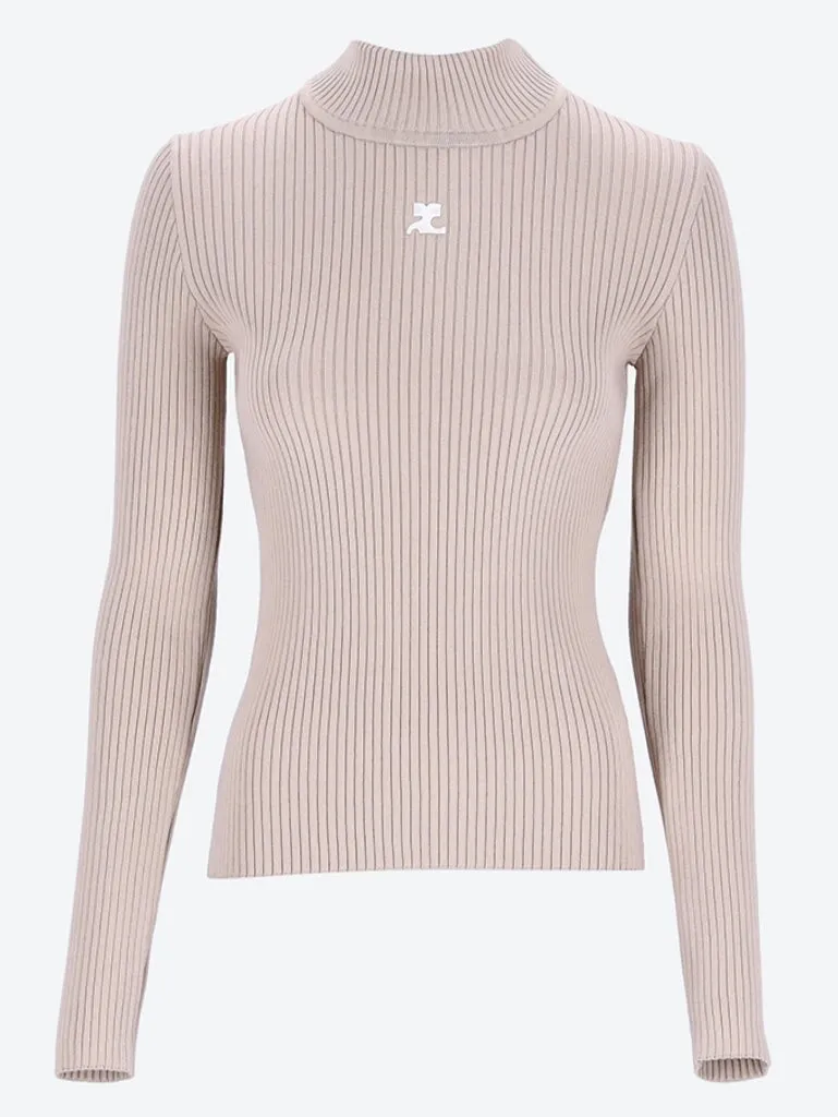 Reedition rib knit sweater
