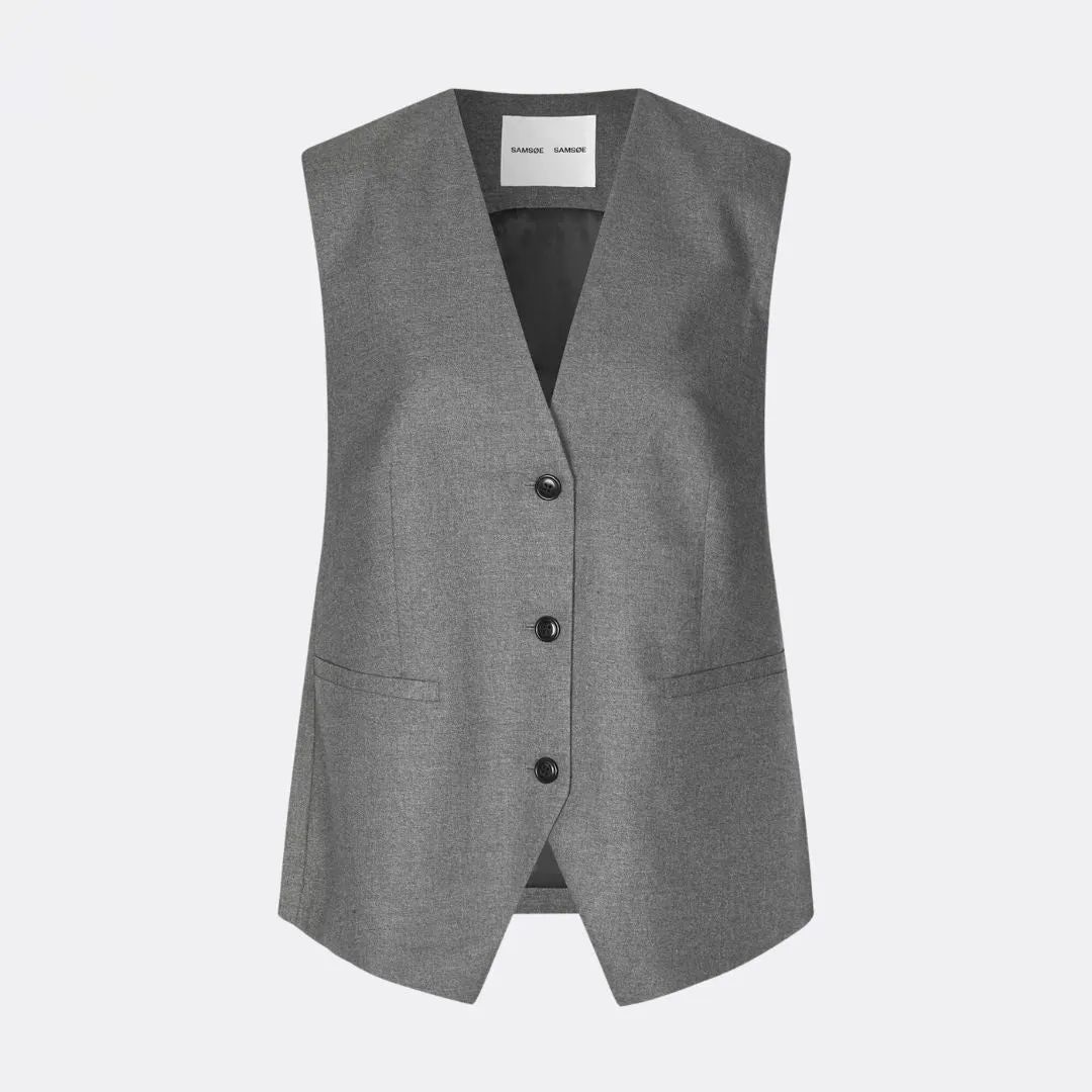 Saleni Vest 14930 (Grey Melange)