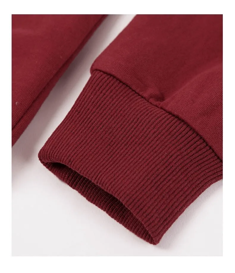 Solid Color Women's Sweatshirts / Long Sleeves Hoodie / Loose Hoodie With Front Pockets - SF0064
