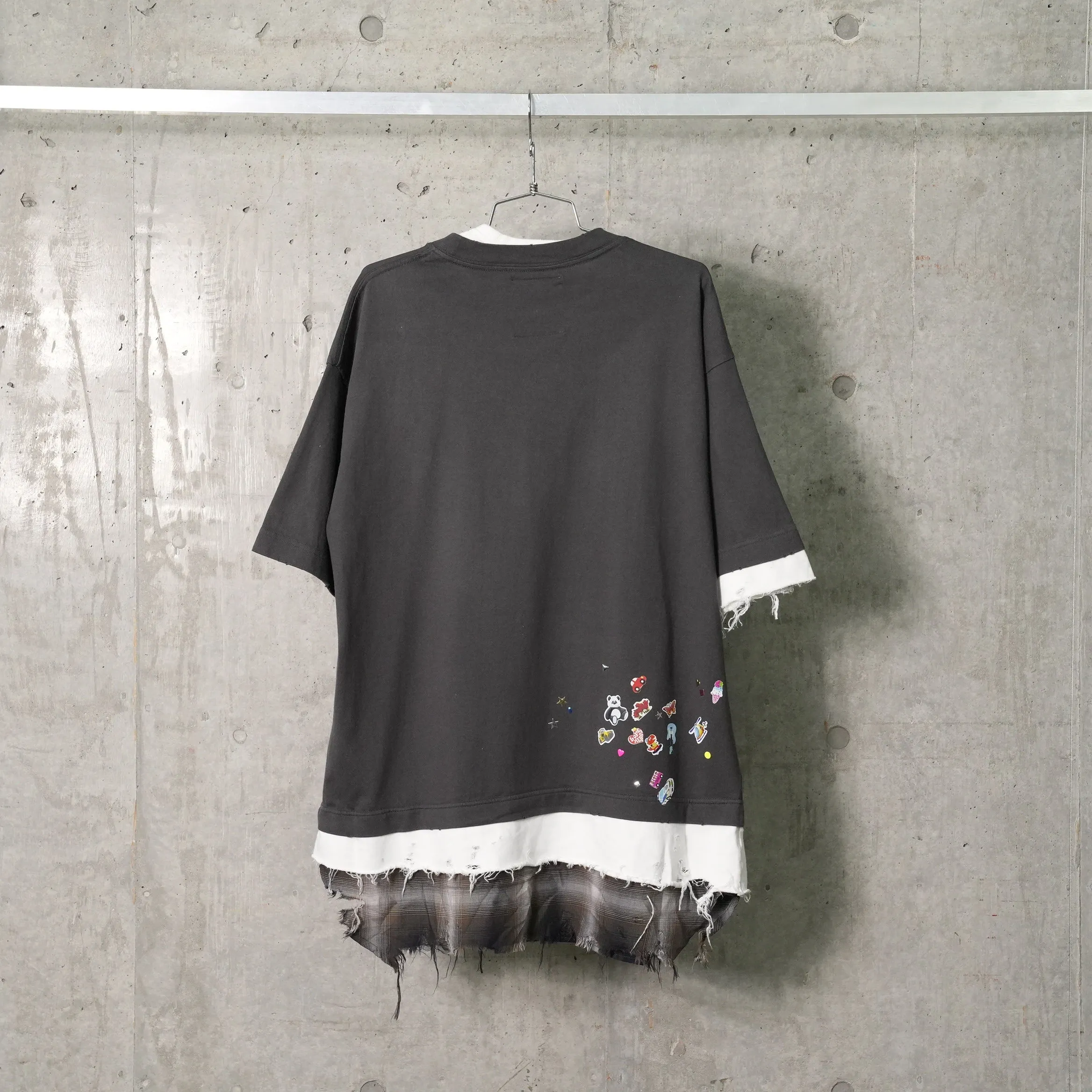 TRIPLE LAYERED TEE / BLACK