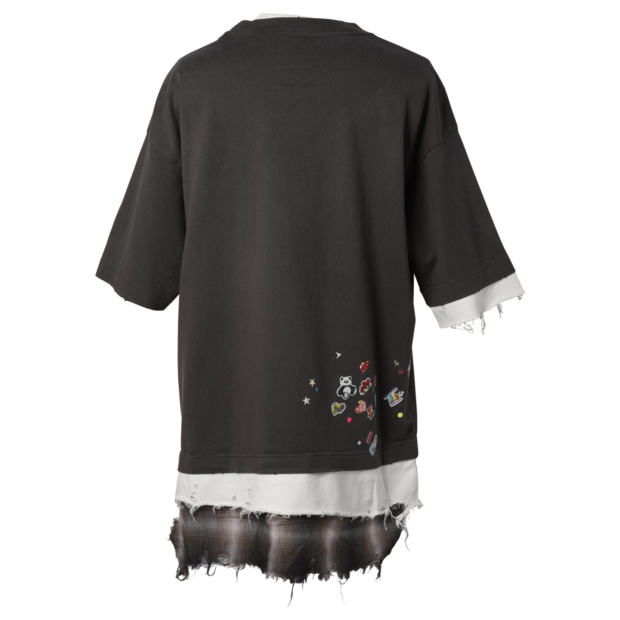 TRIPLE LAYERED TEE / BLACK