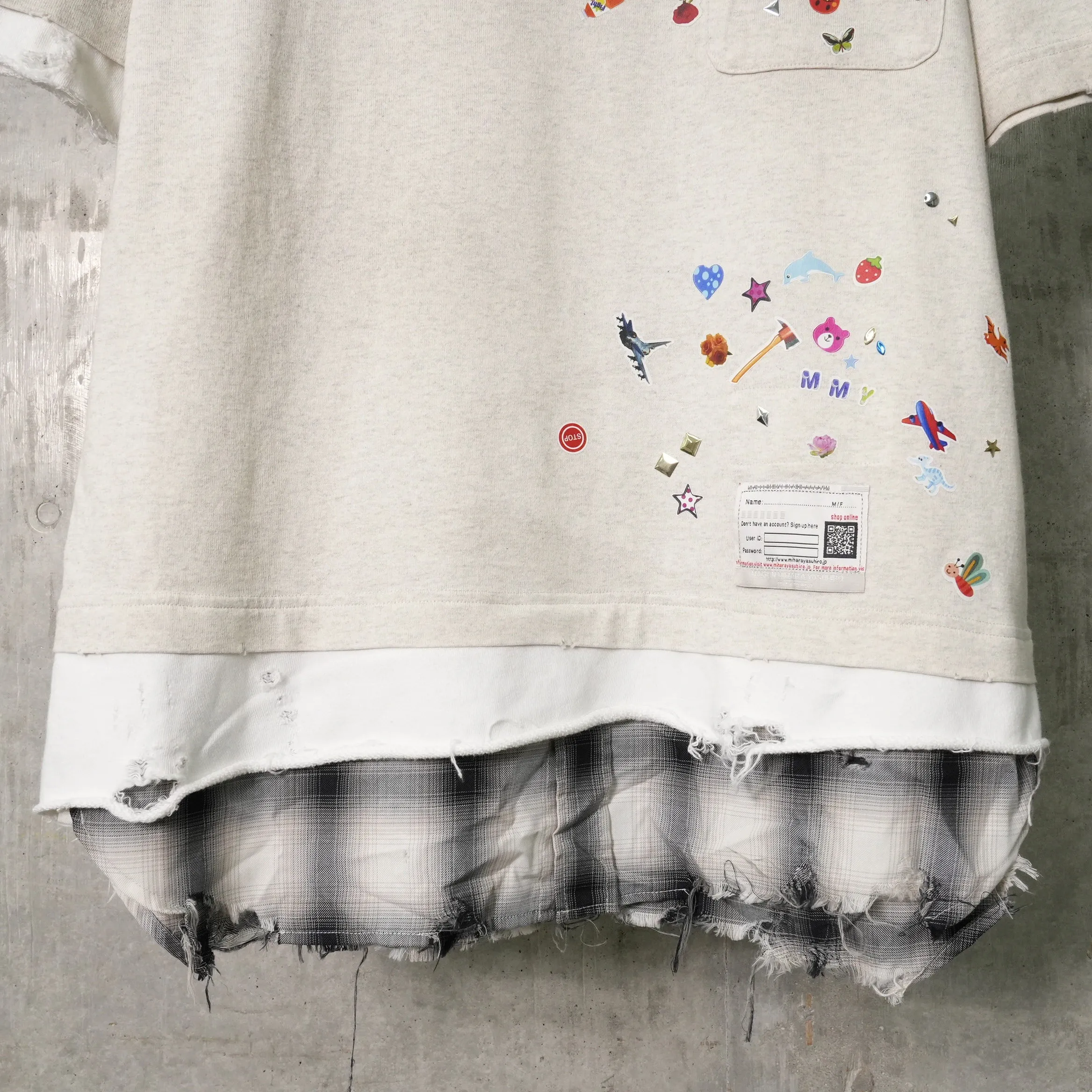 TRIPLE LAYERED TEE / WHITE