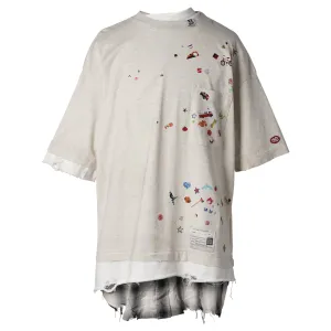 TRIPLE LAYERED TEE / WHITE