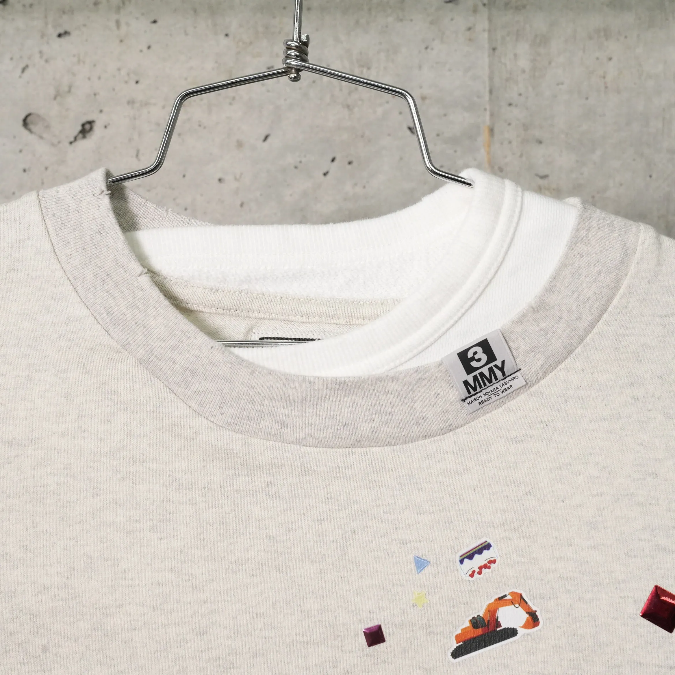 TRIPLE LAYERED TEE / WHITE